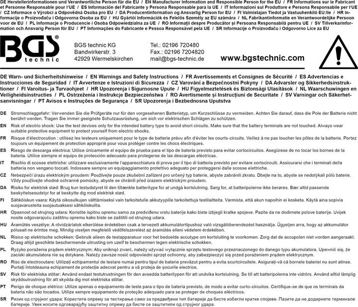 Productafbeelding BGS Digitaler Batterie-Tester | 1,5 V / 9 V