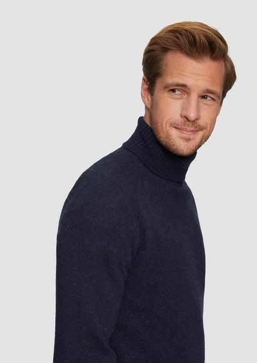 Actual product image s.Oliver Strickpullover Rollkragenpullover aus reiner Wolle (L)