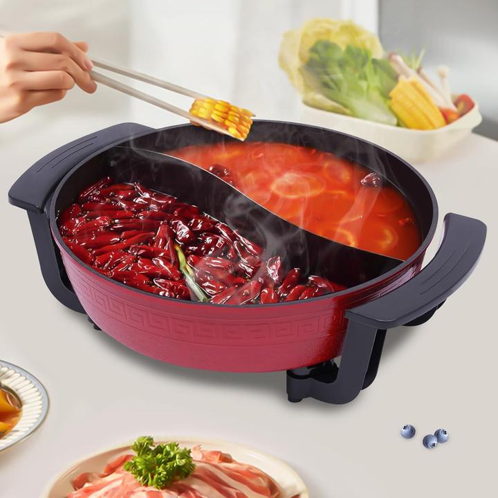 Produktbild Kolhgnse Elektrischer Doppel-Hotpot mit Deckel