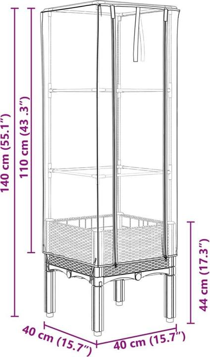 Image du produit vidaXL Hochbeet