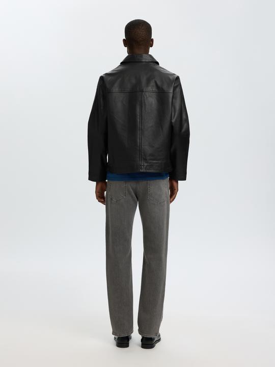 Produktbild Selected Reissverschluss Lederjacke (S)