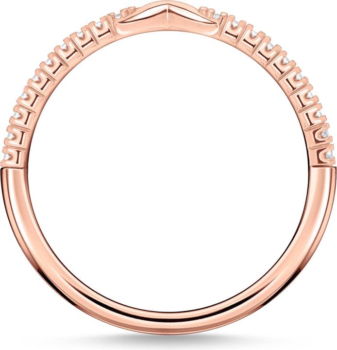 Produktbild Thomas Sabo Ring Infinity Mit Weissen Steinen Roségold (58, 925 Silber)