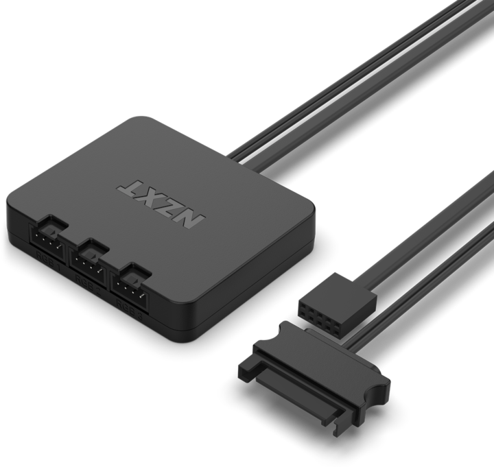 Actual product image NZXT F120 RGB Duo (120 mm, 3 x)