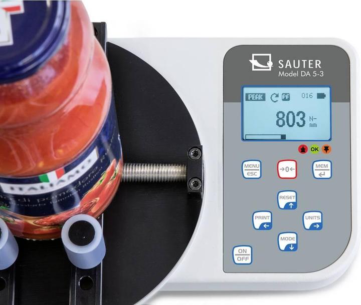 Produktbild Sauter Drehmomentmessgerät Max 1 Nm zur Drehmomentprüfung von Flaschen und Ve... (0.00 Nm, 1 Nm)