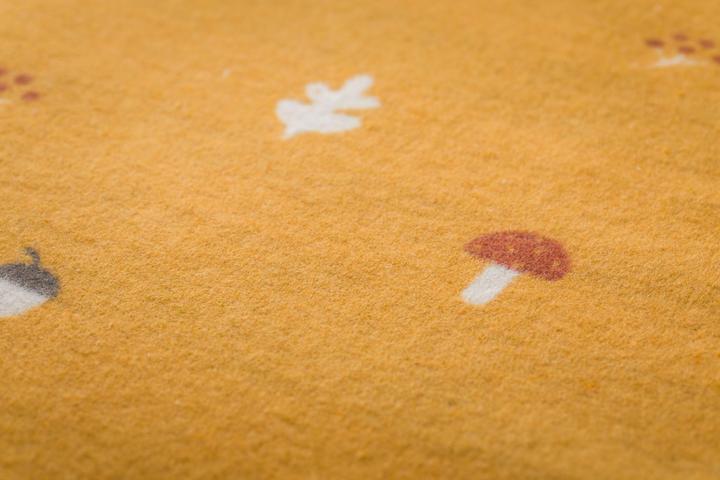 Actual product image David Fussenegger Babydecke Forest Friends gold (90 x 70 cm)