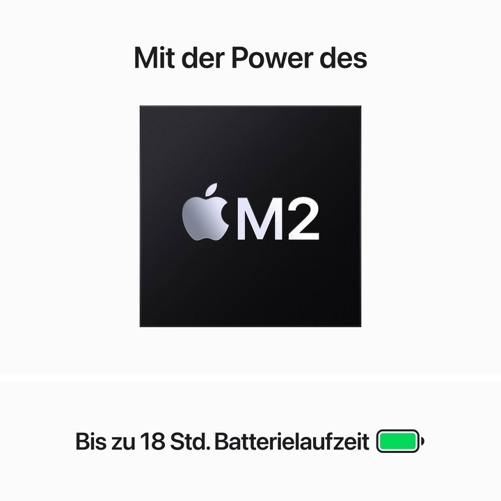 Actual product image Apple MacBook Air – 2023 (15", M2, 16 GB, 1000 GB, DE)
