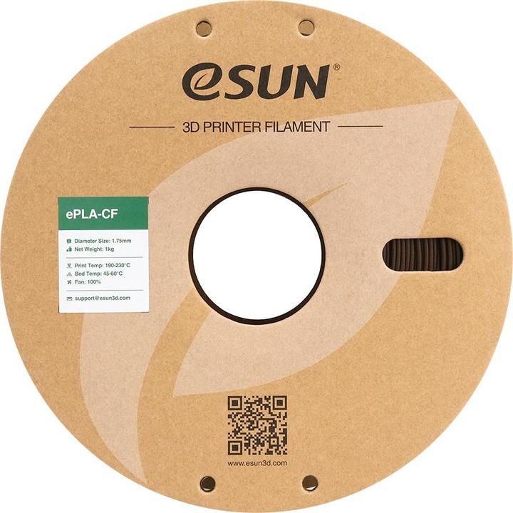 Image du produit eSUN ePLA-CF Carbon Red Filament 1.75mm 1Kg (PLA, 1.75 mm, 1000 g)