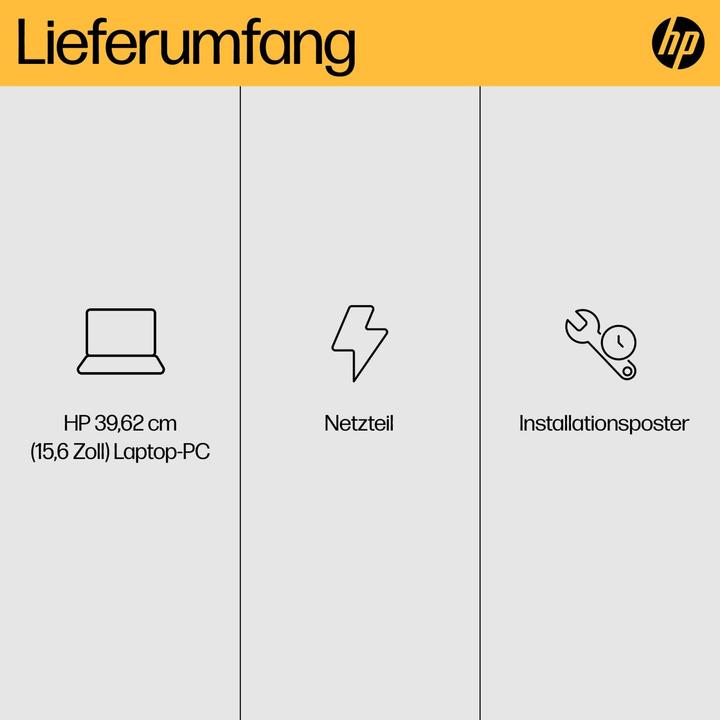 Image du produit HP 15-fc0075ng (15.60", AMD Ryzen 7 7730U, 16 Go, 1000 Go, DE)