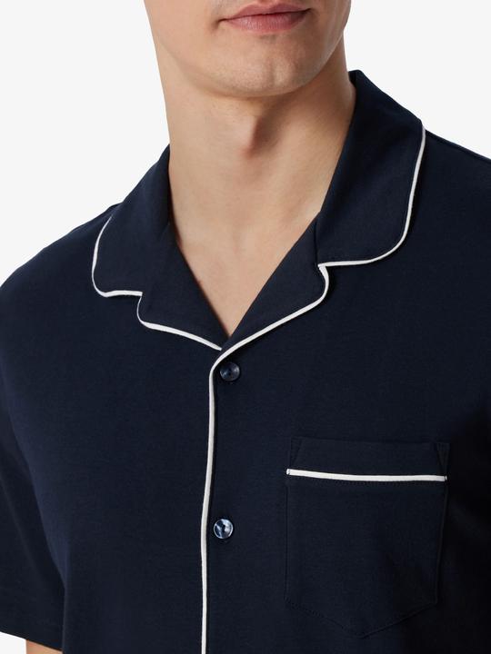 Produktbild Schiesser Pyjama "Fine Interlock" marine (XL)