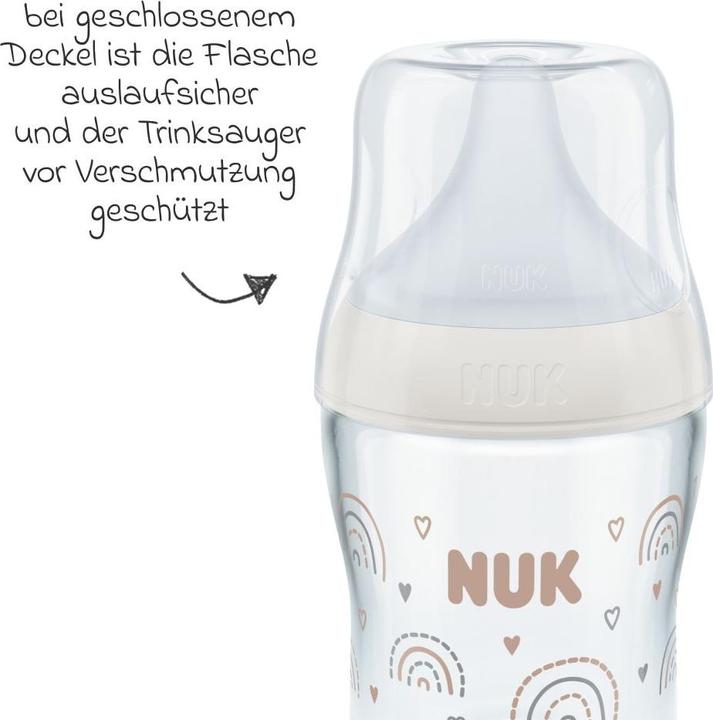 Image du produit NUK Biberon P.M.Verre120ml Si.S (120 ml)