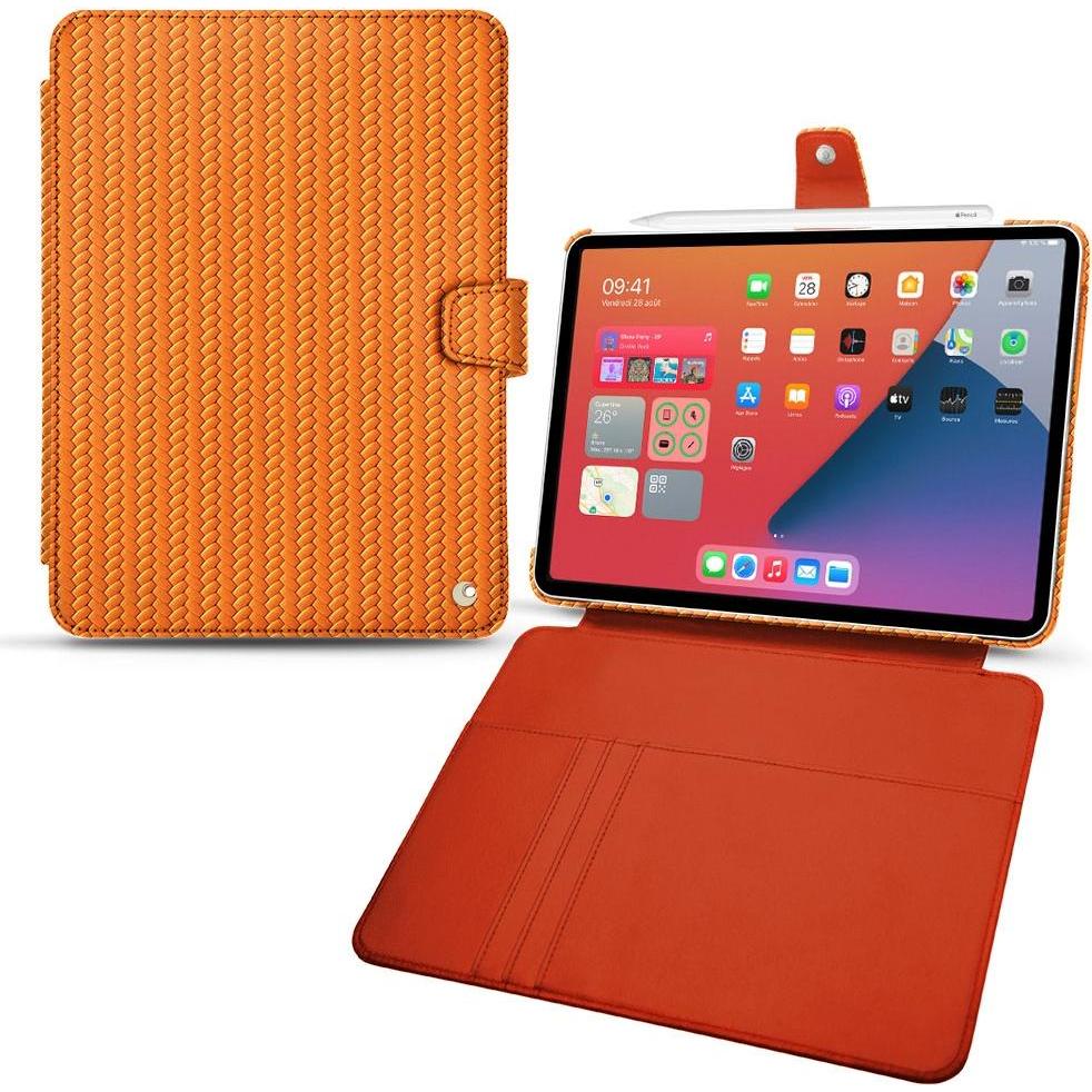 Noreve Lederschutzhülle Wallet (iPad mini 6), Tablet Hülle, Orange