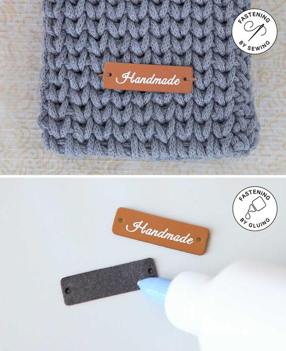 Immagine prodotto I Am Creative Handmade Label, braun/weiss