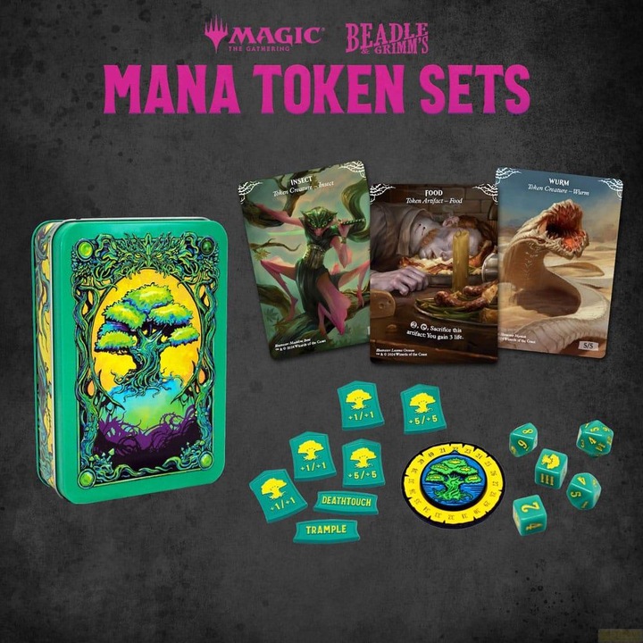 Actual product image Beadle & Grimm´s Magic the Gathering Dice and Token Pack Green Mana