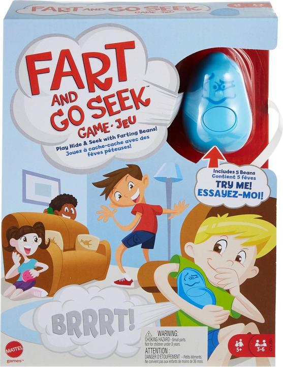 Actual product image Mattel Games Fart and Go Seek (Multilingual)