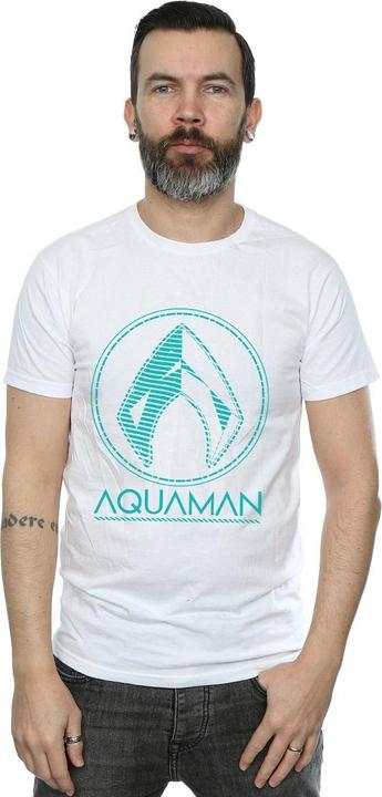 Immagine prodotto Maglietta Aquaman Aqua Logo Uomo (3XL)