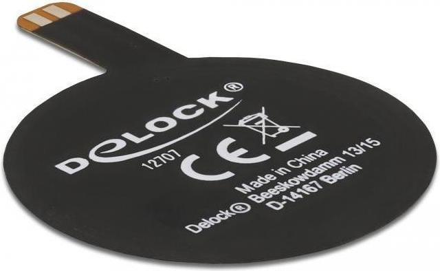 Immagine prodotto Delock Antenna NFC 13.56 MHz SMT FPC rotondo interno nero montaggio adesivo
