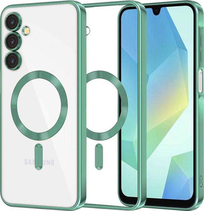 Actual product image Techsuit - Luxury Crystal MagSafe - Samsung Galaxy A16 4G / A16 5G - Light Green (Samsung Galaxy A16, Samsung Galaxy A16 5G)
