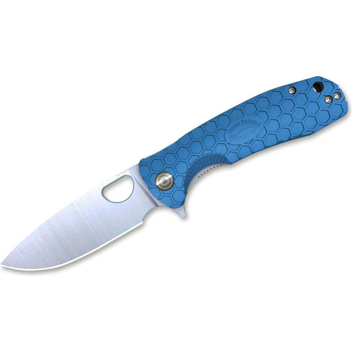 Honey Badger, Mehrzweckmesser, Flipper Large Blue (9.20 cm)
