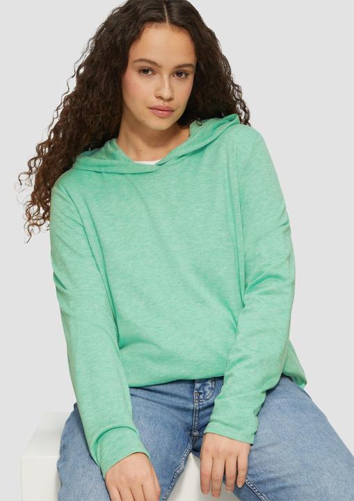Immagine prodotto S.Oliver T-Shirt Leichter Hoodie aus Viskose-Jersey (48)