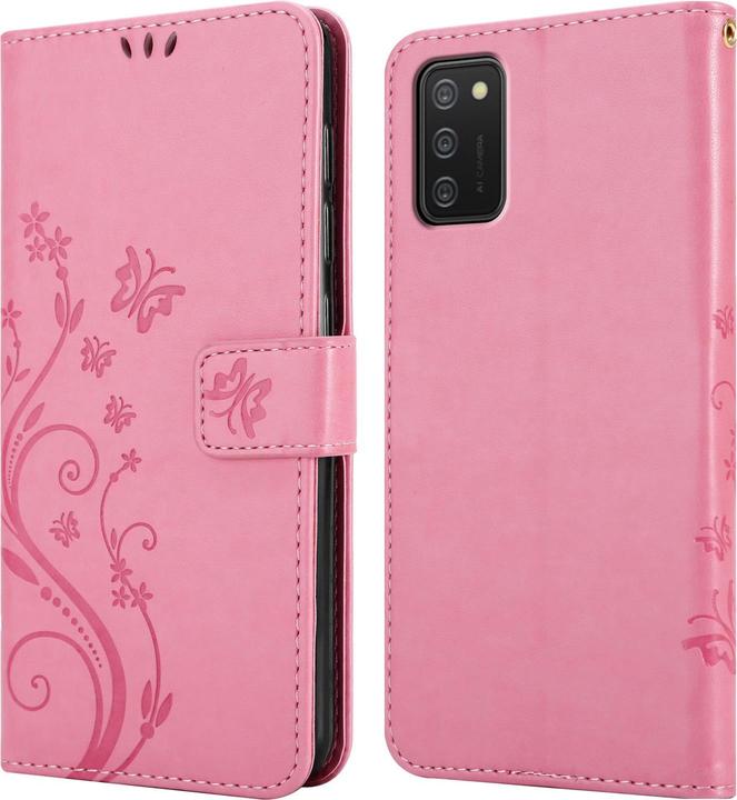 Produktbild Cadorabo Flower Book Cover (Samsung Galaxy A02s)