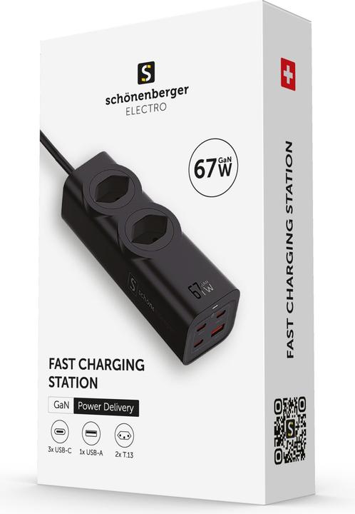 Produktbild Schönenberger Fast Charging Station (2 x, Typ 13, 2 m)