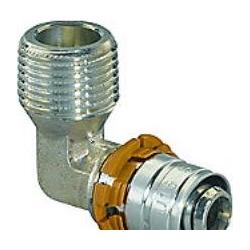 Thumbnail - Uponor, Rohrverbindungstechnik, Winkelnippel 16 x 1/2" MT (Winkelverbindung)