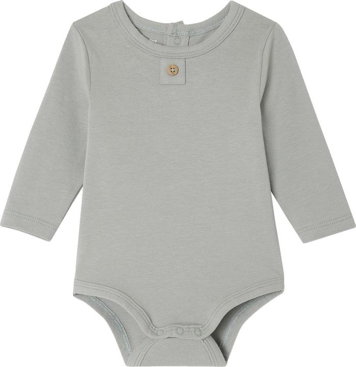Actual product image Vertbaudet Bio-Kollektion: 2er-Pack Baby Bodys für Neugeborene mit Öffnung hinten (98)