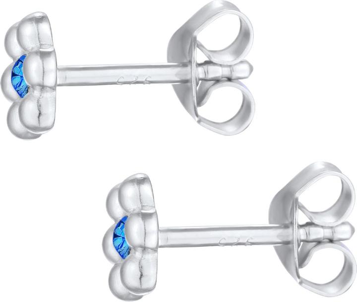 Produktbild Elli Ohrringe Kinder Blume Blüte Kristall 925 Silber (Glaskristall, 925er Sterling Silber)