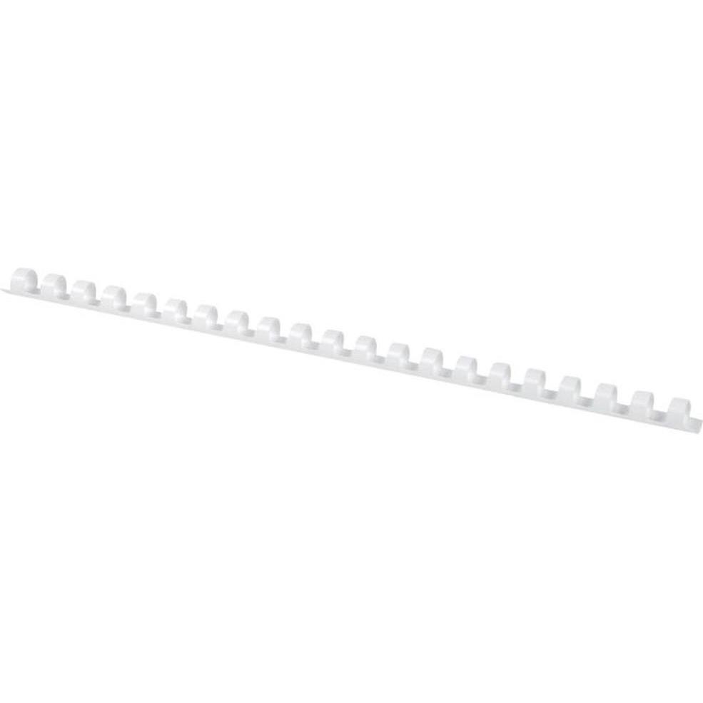 Q-Connect Dorsi di plastica per raccoglitori rotondi, Accessori per Rilegatrice, Bianco