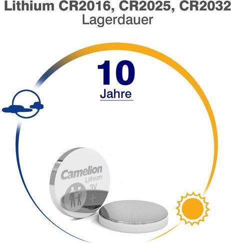 Immagine prodotto Camelion Set di miscele al litio CR2016, CR2025, CR2032 (6 pz., CR2025, CR2032, CR2016, 210 mAh)