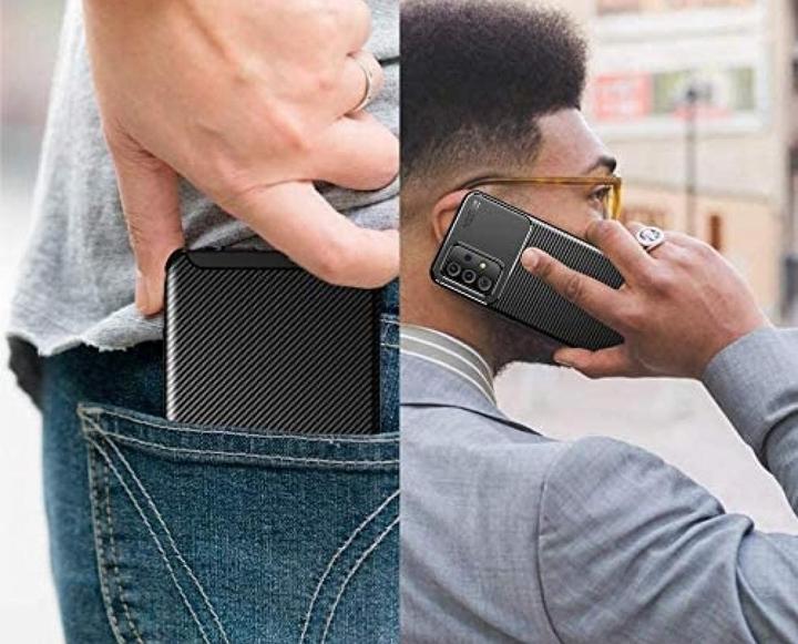 Produktbild Screenguard Xiaomi Redmi Note 10 Pro Hülle Carbon Design TPU Case (Xiaomi Redmi Note 10 Pro)