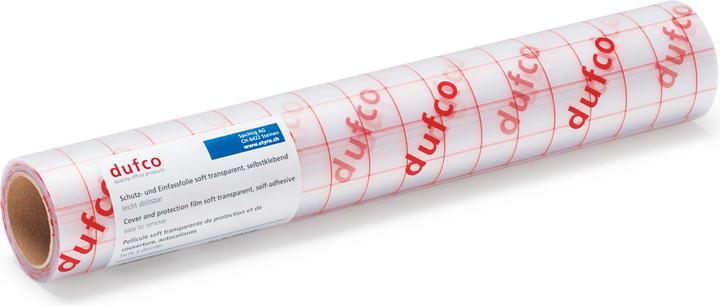 Dufco Schutz- und Einfassfolie Soft transparent glasklar, selbstklebend, wieder ablösbar (80 g/m², 1x)