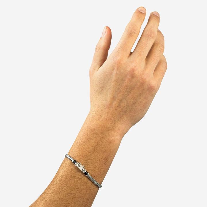 Immagine prodotto Buddha to Buddha Armband Ben Mini Stein Silber Onyx J101ON F (21 cm, Argento 925)