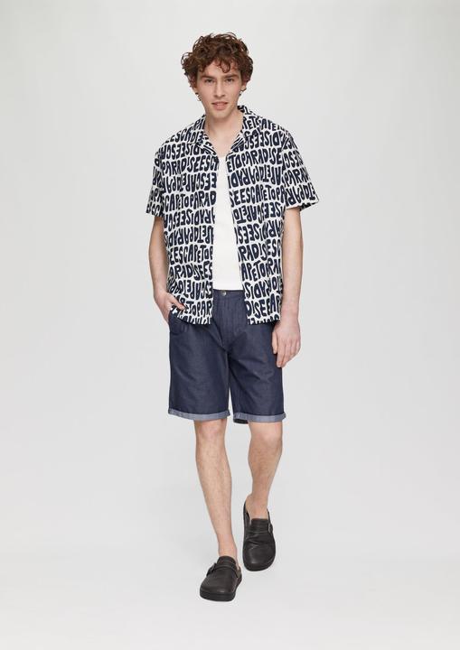 Immagine prodotto s.Oliver Hemd Kurzarmhemd mit All-over-Print (L, M)