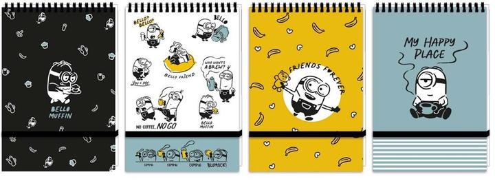 Produktbild Beniamin Notizbuch A6/96K Raster Minions (10 Stück) (A6, Speziallineatur, Weicher Einband)