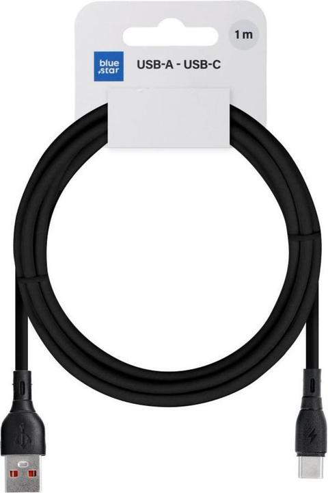 Actual product image BlueStar Cable Blue Star BLUE STAR ECO cable 3A USB A to Type C PJ68-25-3 1m black (1 m, 60 W)