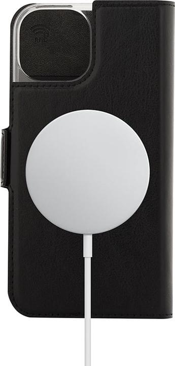 Produktbild Wave BookCase -suojakotelo, MagSafe-yhteensopiva, iPhone 15, musta (Apple iPhone 15)