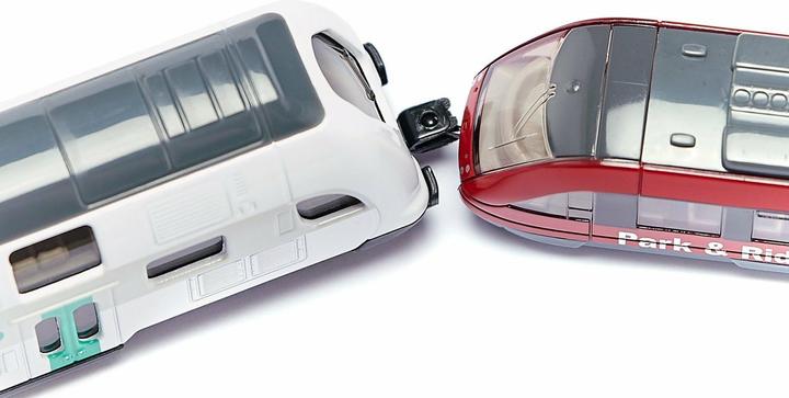 Actual product image Siku INTERNATIONAL RATP double-decker train, model vehicle