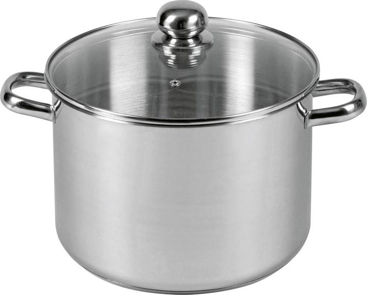 Krüger Pentola di grande capacità (28 cm, Pentola, Acciaio inossidabile)