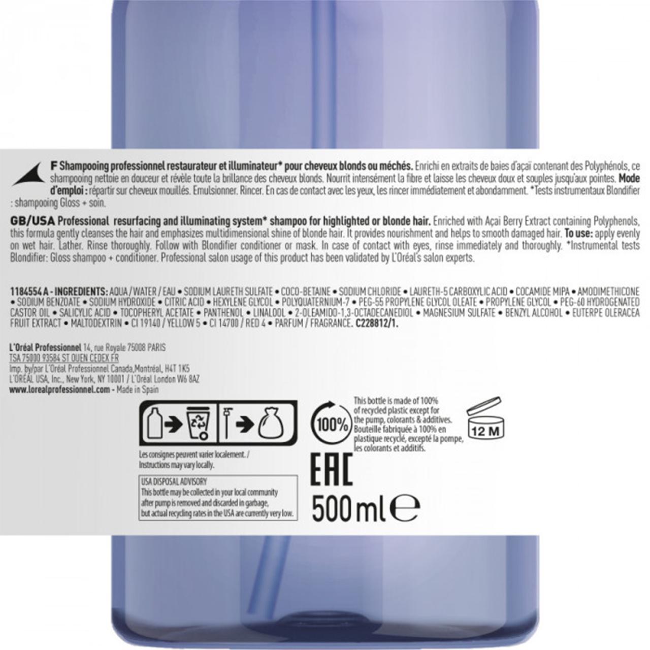 Thumbnail - L'Oréal Professionnel, Shampoo, Série Expert (500 ml, Flüssiges Shampoo)