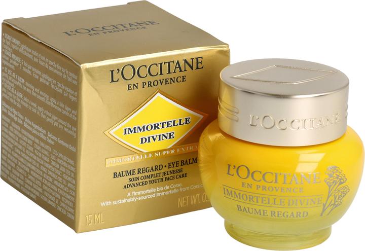 Image du produit L'Occitane Baume pour les yeux Immortelle Divine (Fluide pour le soin des yeux, 15 ml, Journée)