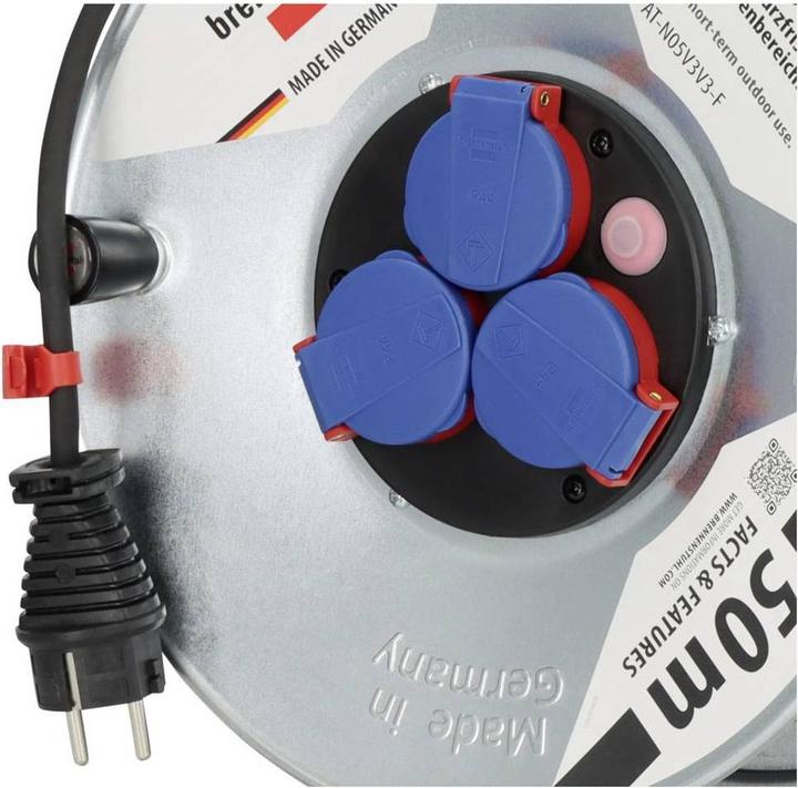 Produktbild Brennenstuhl Garant S IP44 Kabeltrommel 50m AT-N05V3V3-F 3G1.5 (50 m, 1.50 mm²)