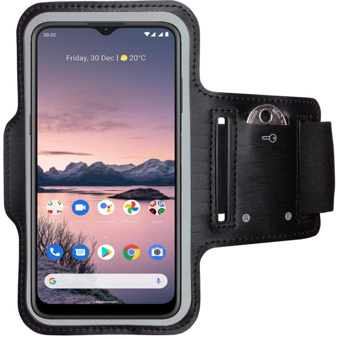 CoverKingz Sportarmband für Nokia G11 / G21, Smartphone Sportarmband, Schwarz
