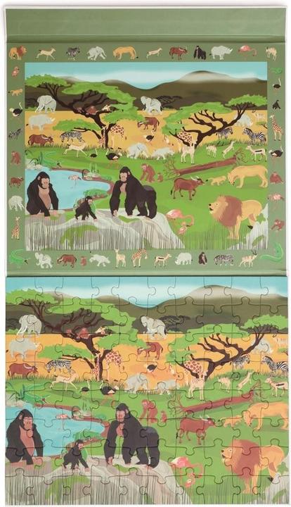 Produktbild Scratch Magnetpuzzle Savanne gross (80 Teile)