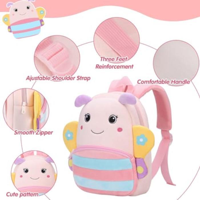 Produktbild Only-Bags.Store Kindergarten Rucksack Plüsch Schulranzen niedliche Tiere