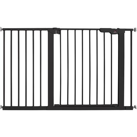 Baby Dan, Cancello + Grate, Cancello di sicurezza Premier Extra Wide Nero 119,3-125,6 cm