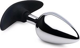 Actual product image Master Series Dark Invader Anal Plug Metal Large