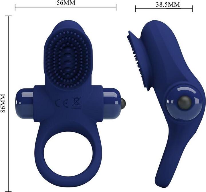 Produktbild Pretty Love Palle Ring Mit Vibration Blau