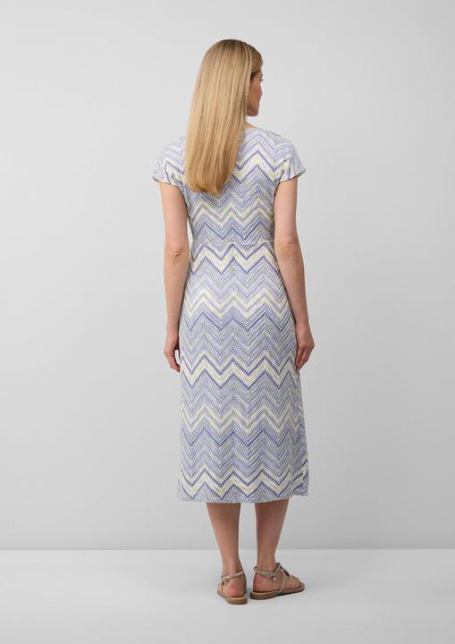 Actual product image S.Oliver Kleid Antailliertes Midikleid aus Strickjersey mit V-Ausschnitt (36)