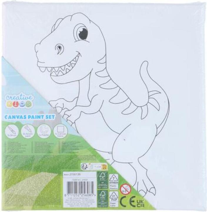 Actual product image Creative kids Canvas paint set FSC Mixed